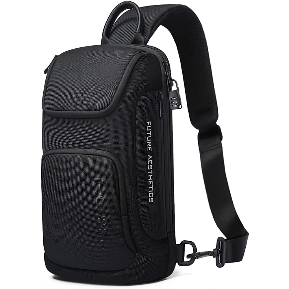 BANGE Mochila para Laptop 24 cm À prova DÁgua Preta