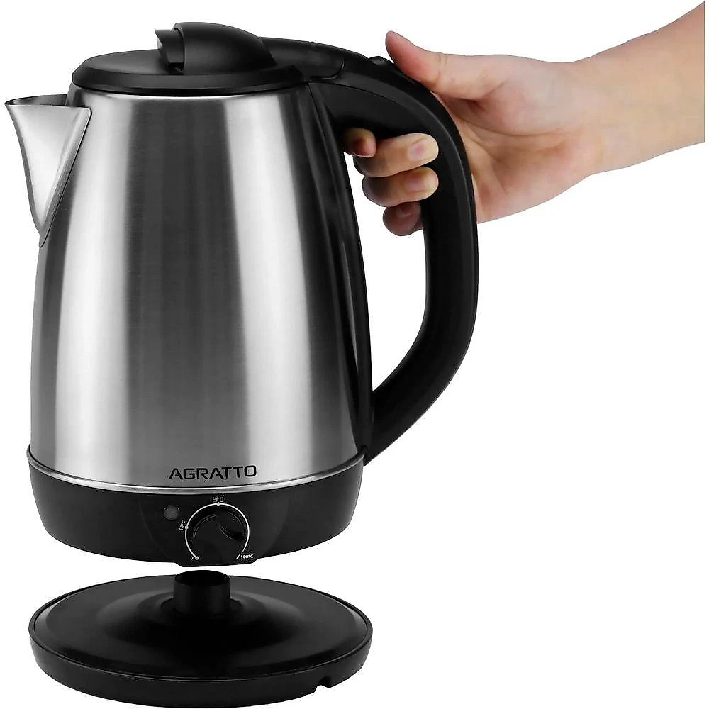 Chaleira Elétrica Agratto Aroma 2,2 Litros Inox 127v