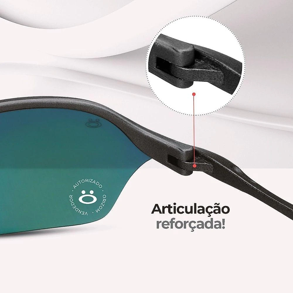 Oculos Sol Proteção Uv Masculino Metal Lupa Praia + Case Aste Metal Qualidade Premium