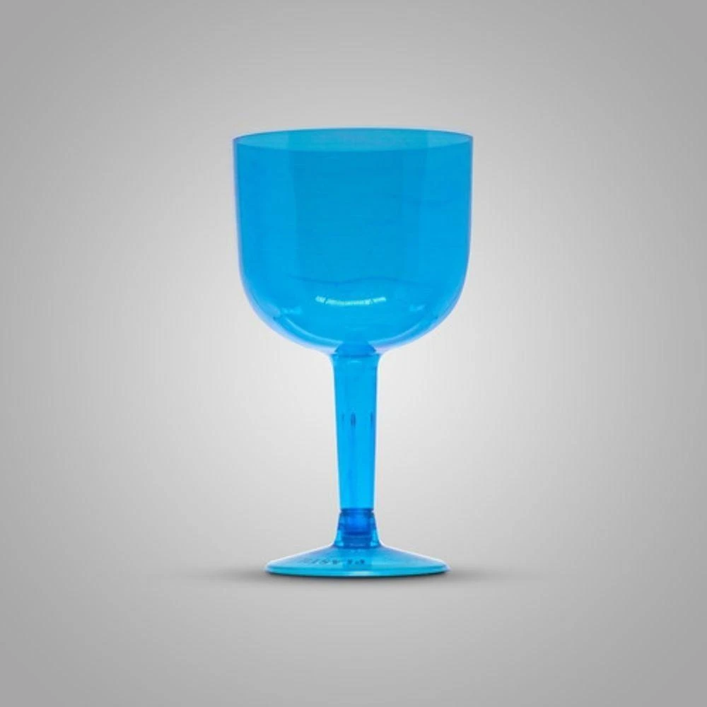 Taça Taça Pit 500 Gin Drink Acrilico Capacidade 500ML Azul 8 Unidades Plastilânia