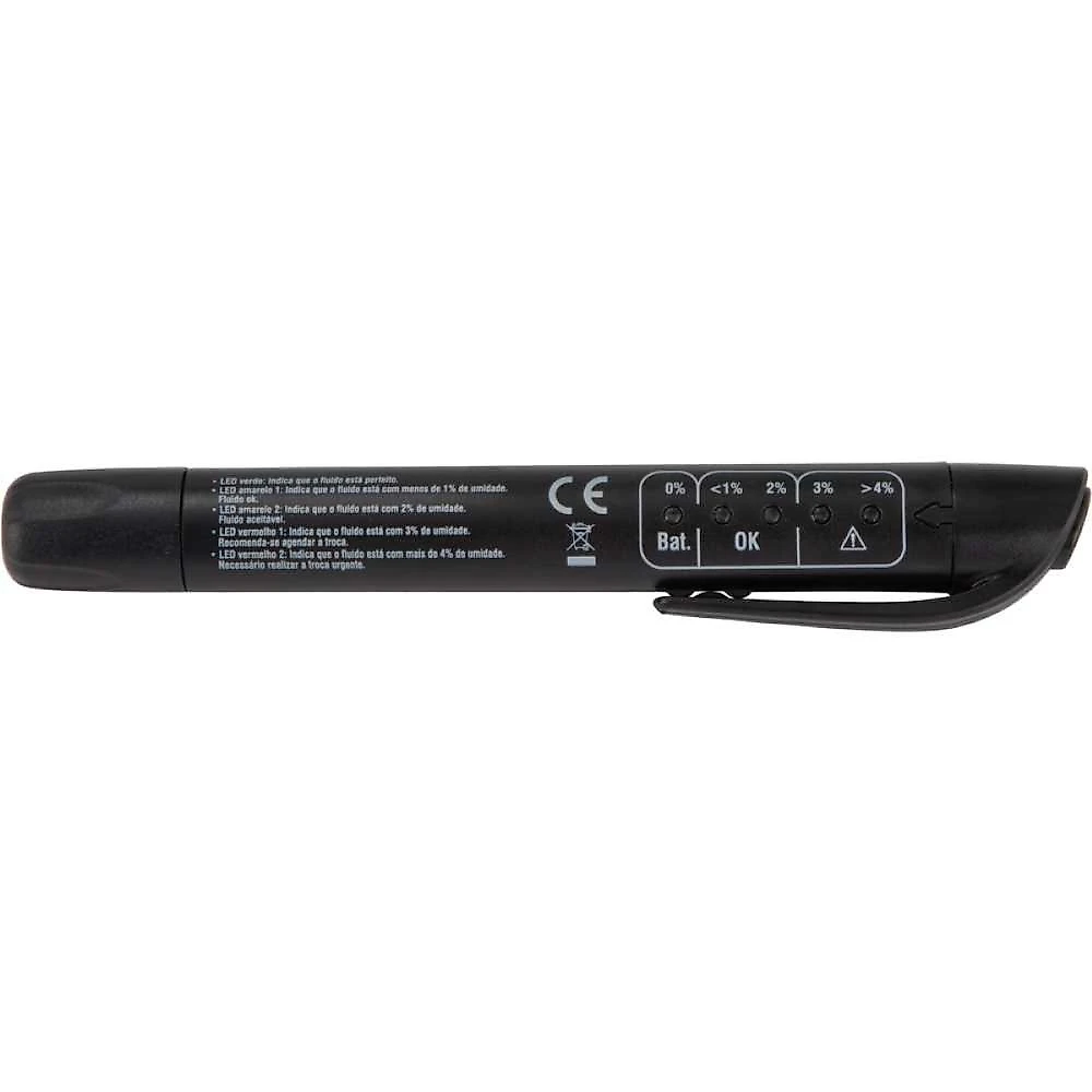 Caneta teste fluido freio dot3 dot4 vonder 5 leds portátil
