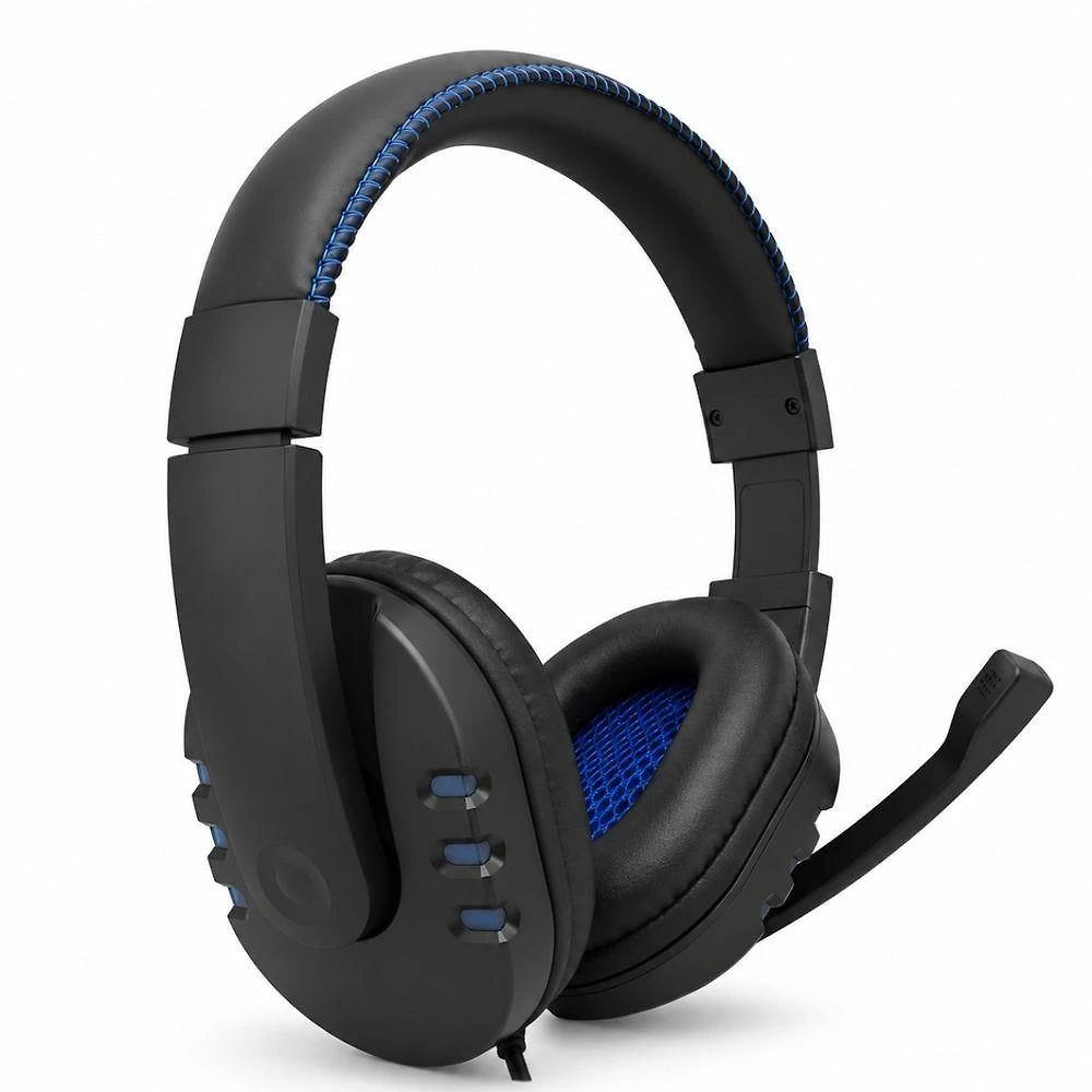 Headset Over Ear com Fio Usb MDM Microfone Flexível para Jogos com Iluminação Led
