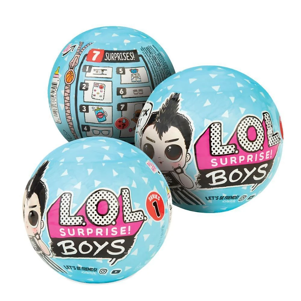 Kit 3 bonecos lol surprise! boys série 1