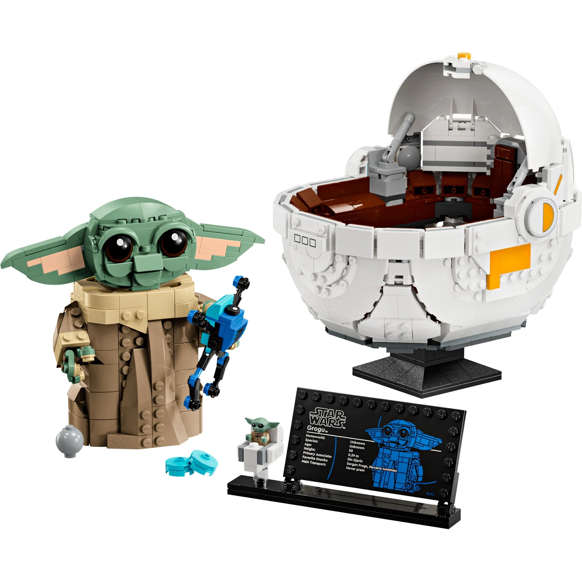 LEGO Star Wars - Grogu™ com berço Hover