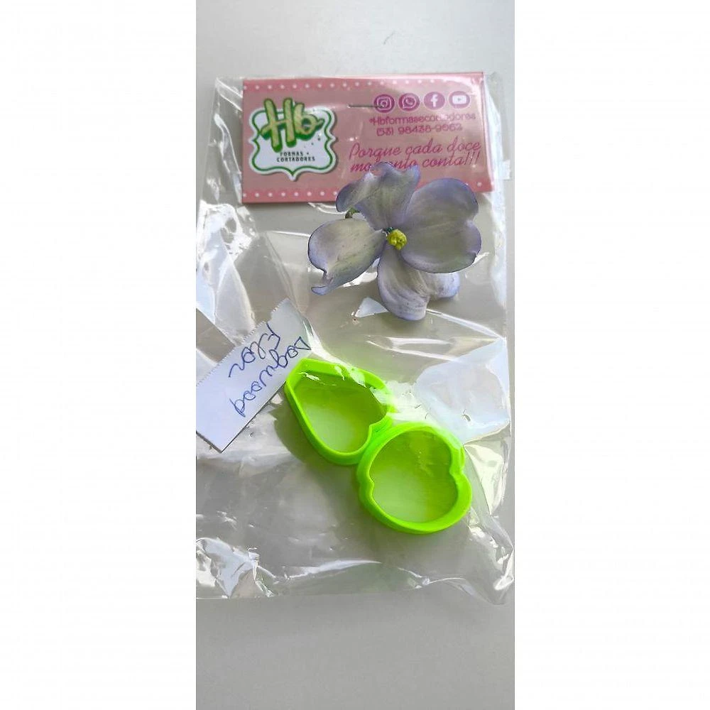 Kit Flores Dogwood em Silicone Antiaderente para Chocolate e Biscuit HB Formas