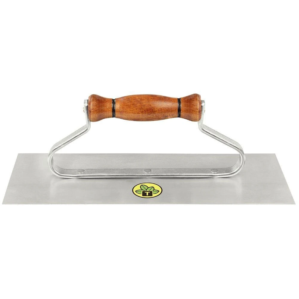 Desempenadeira Metálica 12 X 31 cm Aço Carbono Cabo Madeira Prata Tramontina