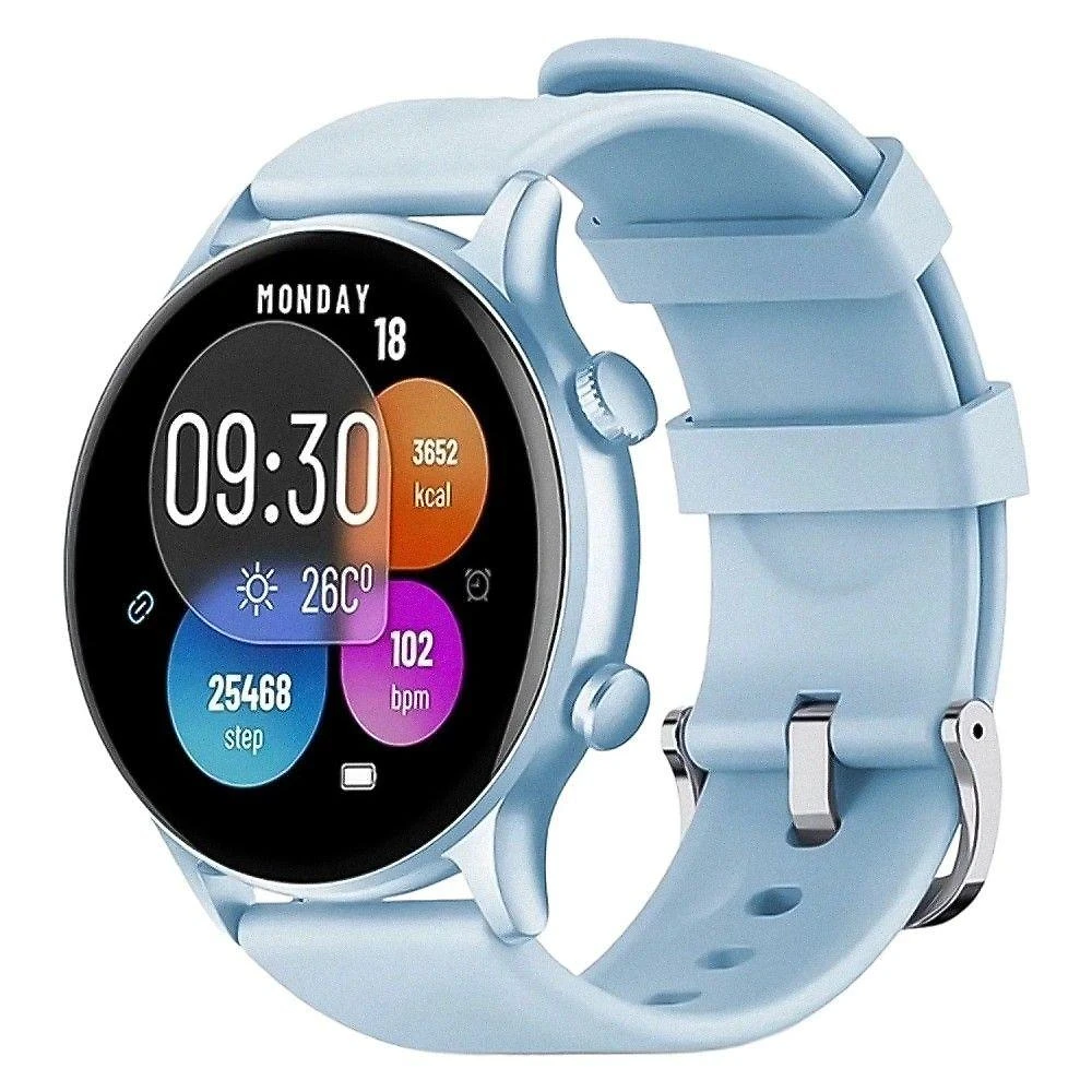Smartwatch G-Tide Watch R5 Lite Tela 1.3 Polegadas Monitor Cardíaco Bateria 7 Dias Azul
