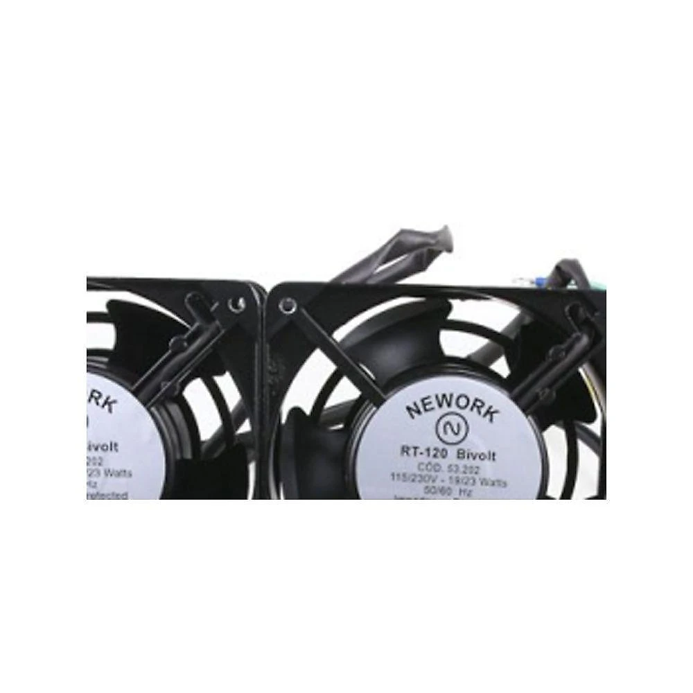 Kit Ventilador Universal Max Eletron 20W 4 Pás 1 Velocidade Preto Bivolt