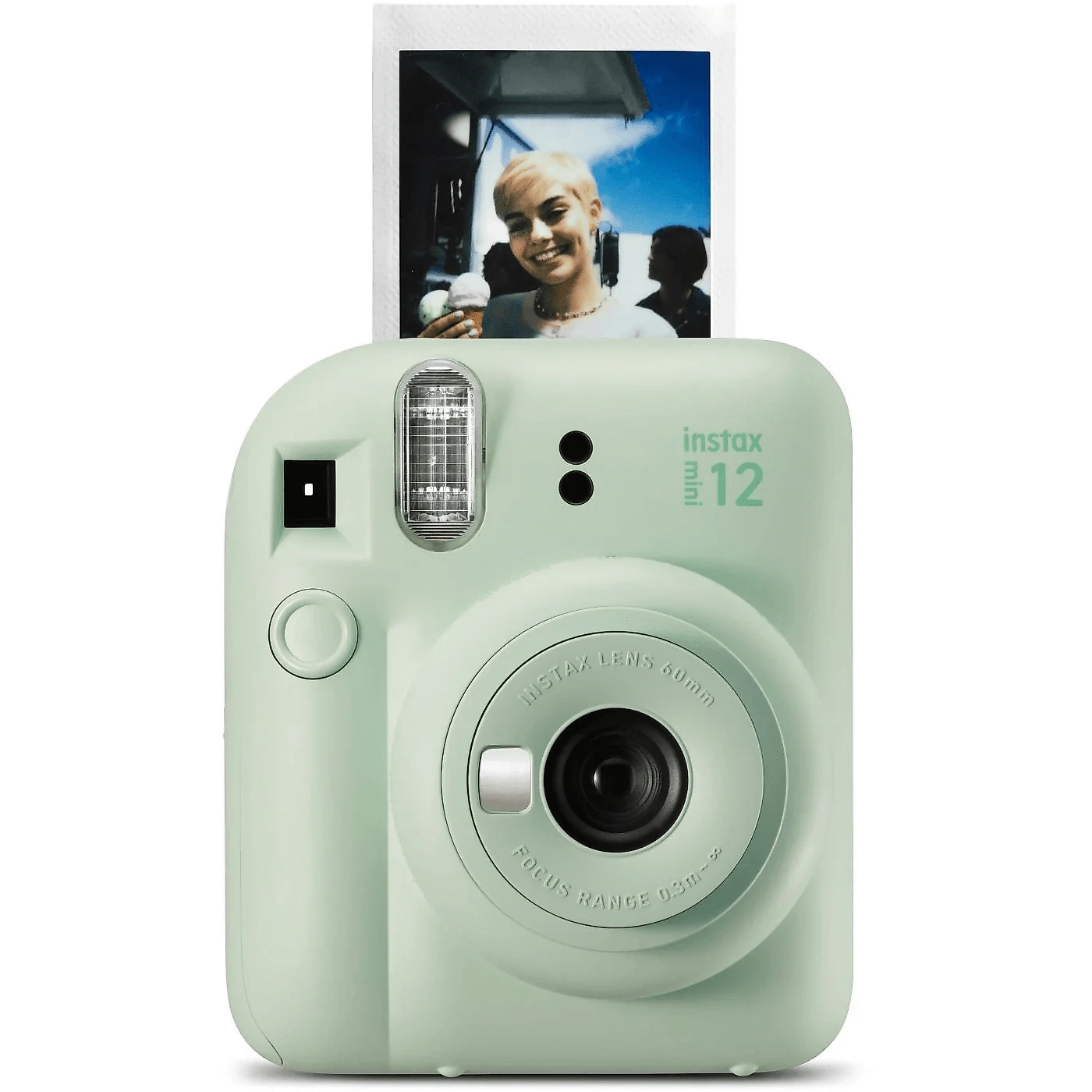 Kit Câmera Instantânea FujiFilm Instax Mini 12 Verde Mermaid com Bolsa e Pack 10 Filmes