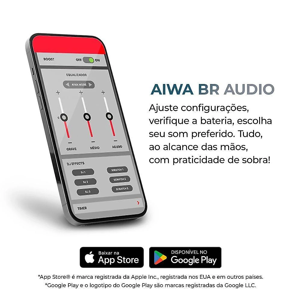Headphone Aiwa Neymar Anc Branco/dourado Aws-hp-nj-01-wg Fone De Ouvido Aws-hp-nj-01-wg Bivolt