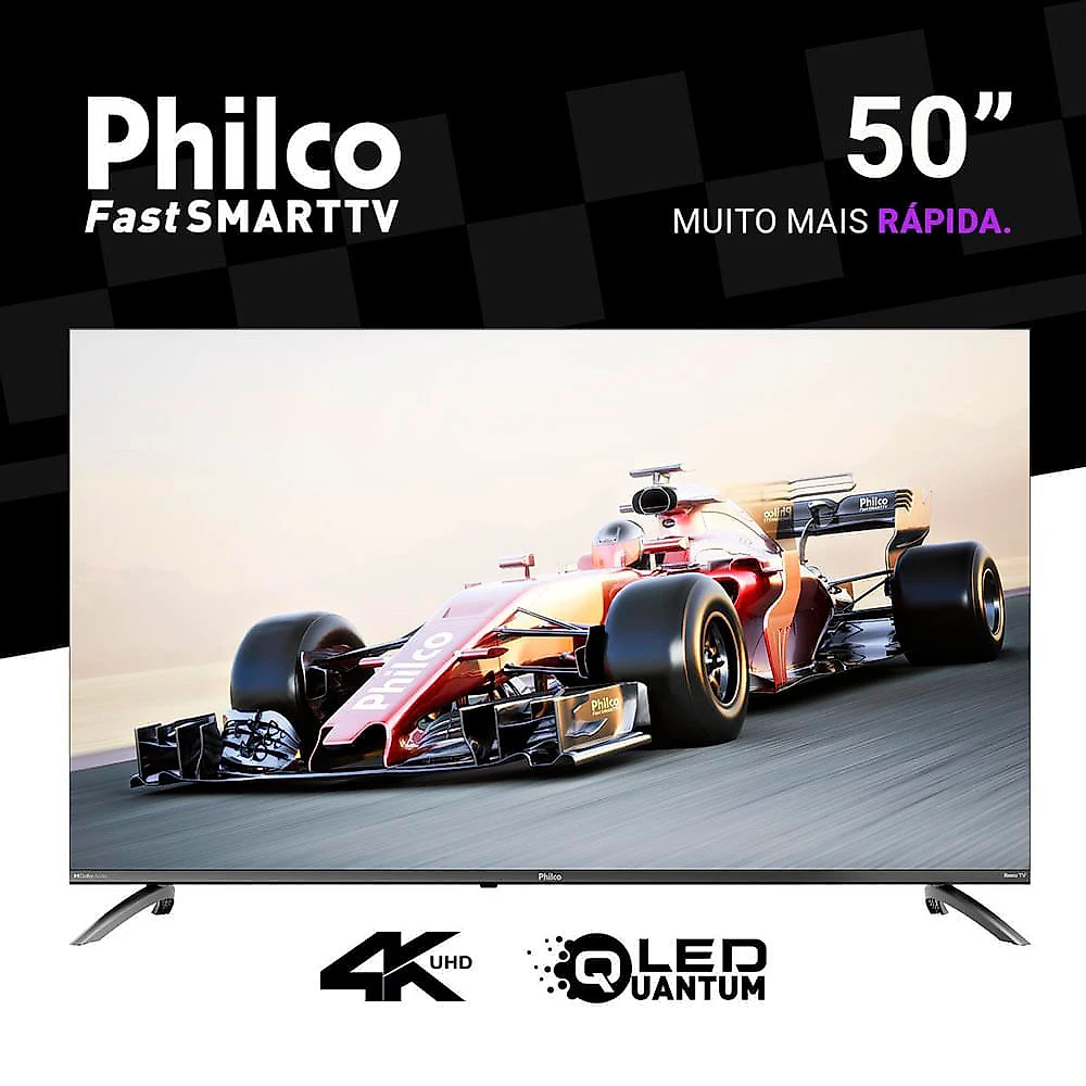 Smart TV 50” Philco P50CRB 4K LED Dolby Audio