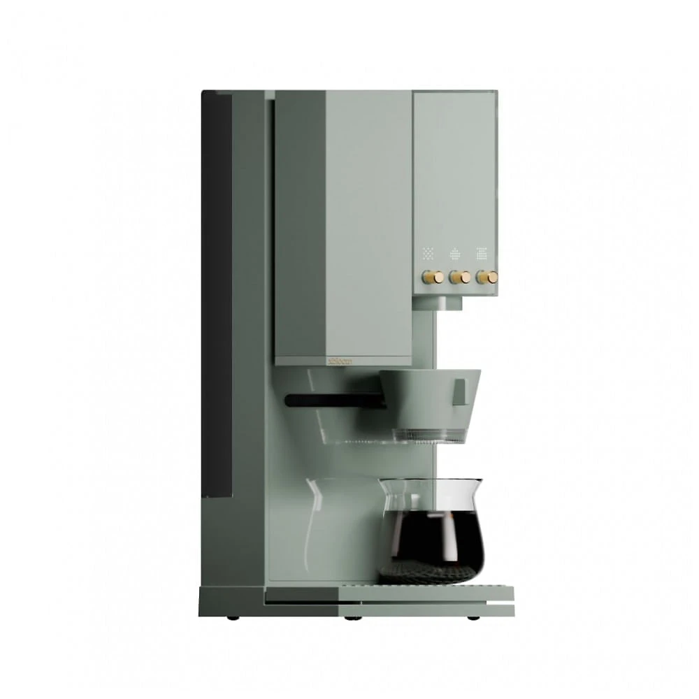 xBloom Studio Sage Green x Gold - Máquina de Café Pour Over com Moedor Integrado, Escala e 1400W, 946 ml
