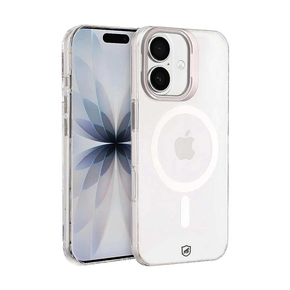 Capa para iPhone 17 - MagSafe Crystal Armor Stand - NÃO AMARELA - Gshield