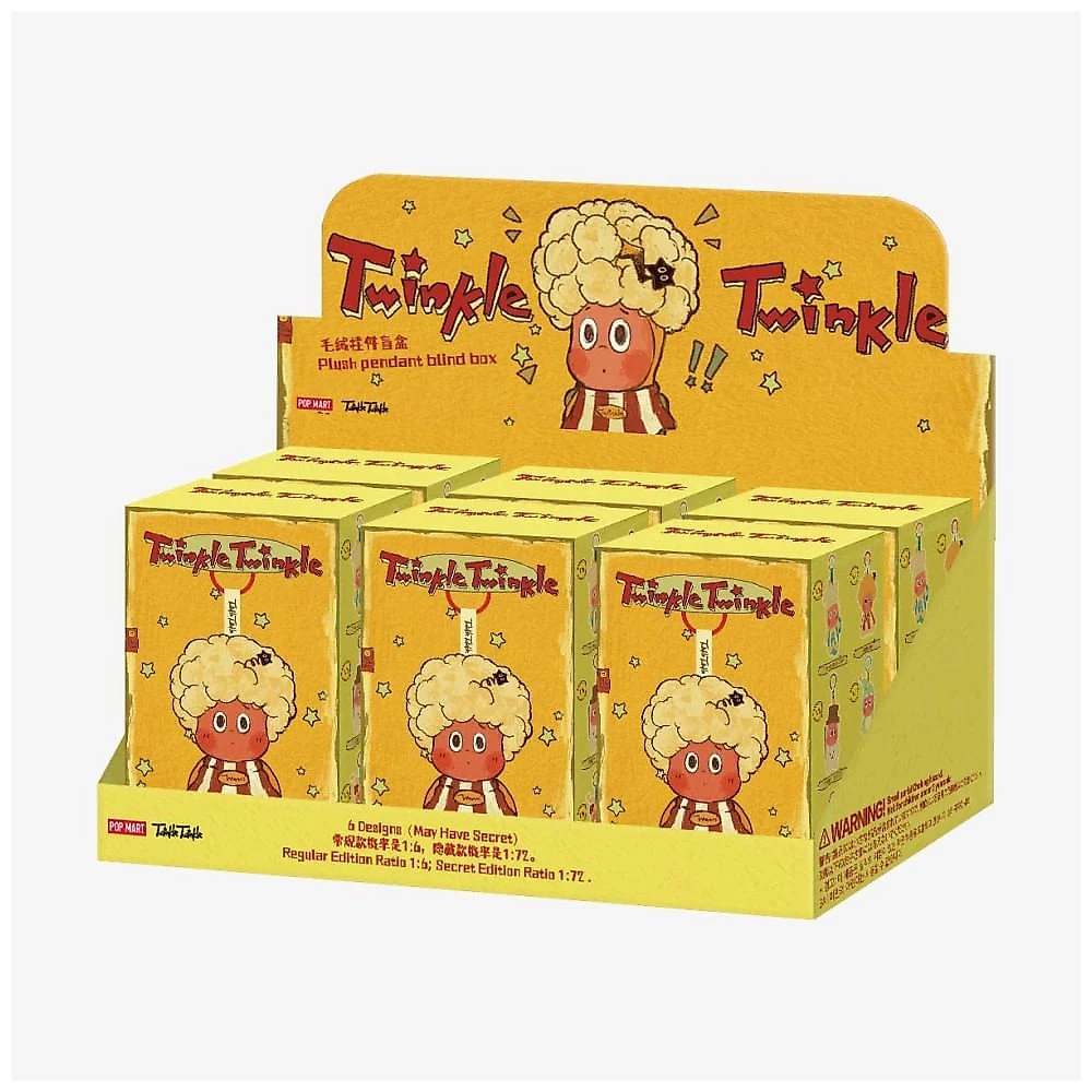 Série de Pingentes de Pelúcia da Pop Mart Estrela Brilhante, Brilhe um Pouco