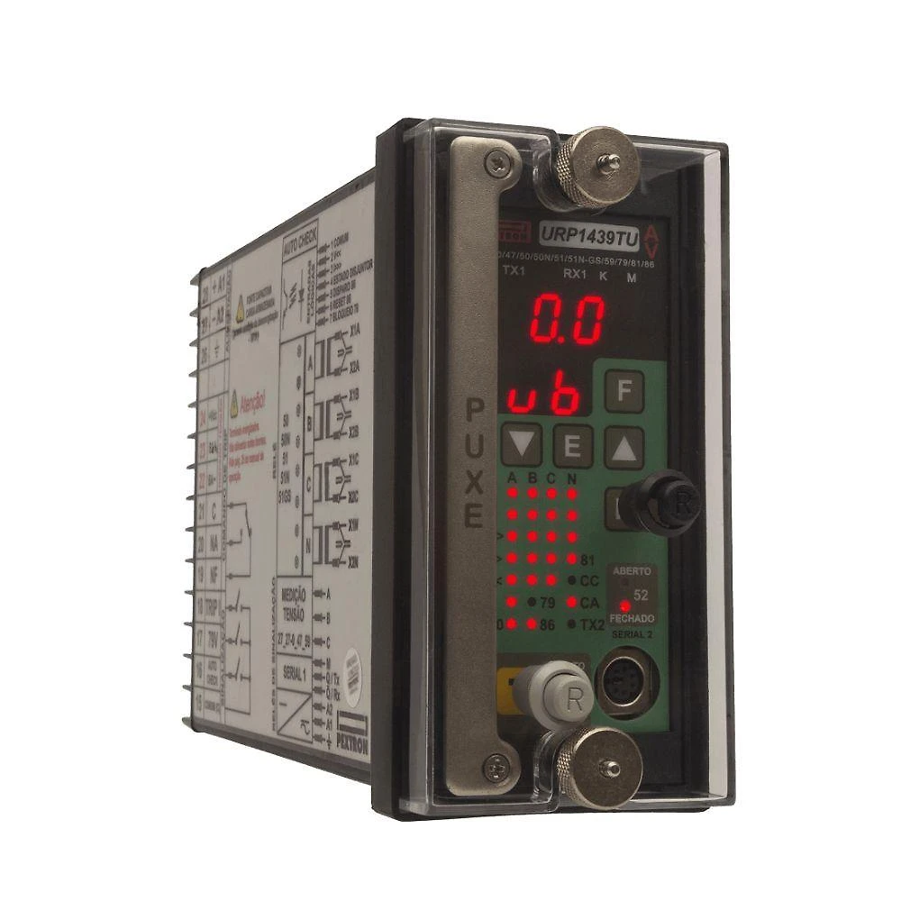 Relé de Proteção Pextron URP 1439TU Sobrecorrente 72-250VCA-VCC Bivolt
