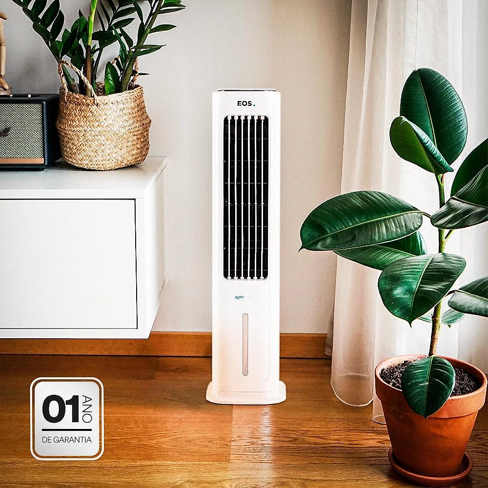 Climatizador de Ar Torre EOS Artic Fresh 5 Litros 4 em 1 com Controle Remoto ECL50TD 220V