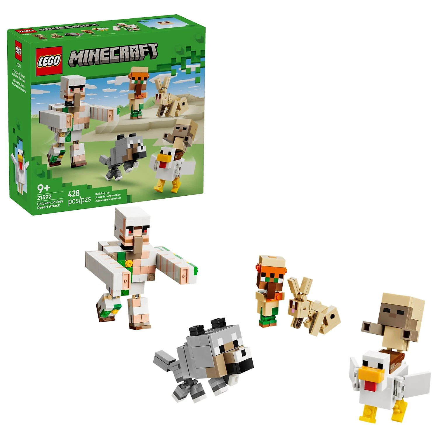 LEGO® Minecraft® - Ataque do Deserto do Cavaleiro de Galinha