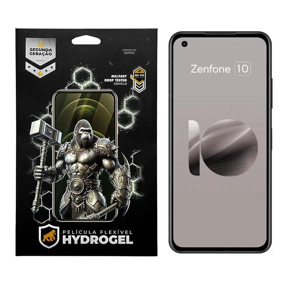 Película de Proteção para Celular Gshield Asus Zenfone 10 Hydrogel HD Resistente a Riscos