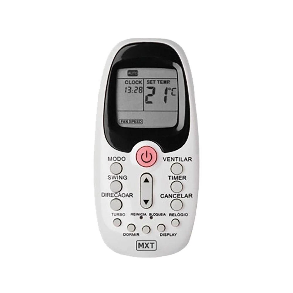 Controle Remoto Grupo MXT 01308 para Ar Condicionado Midea Bivolt