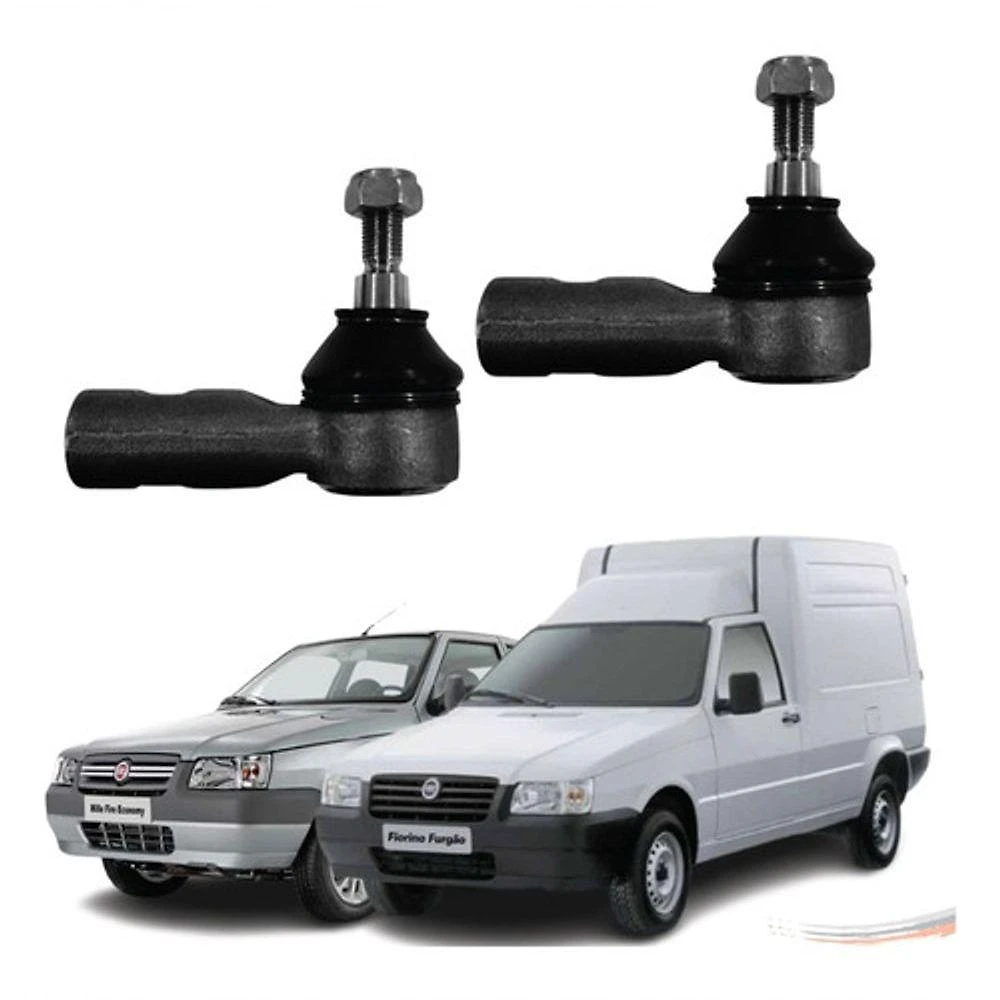Terminal de Direção Par Direito e Esquerdo F103 Compatível com Fiat Fiorino e Uno G1 Amortex