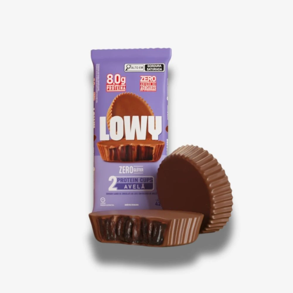 Cups Lowy 8,0g de Proteína Avelã 42g
