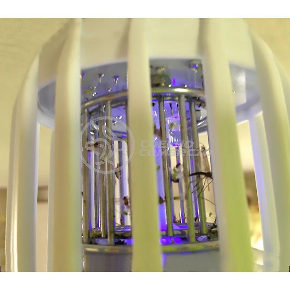Lâmpada LED Mata Insetos Lâmpada Luz Led Branco 15W Atrai Mosquitos Luz Ultravioleta Branco Smart webcontinental-789682031358