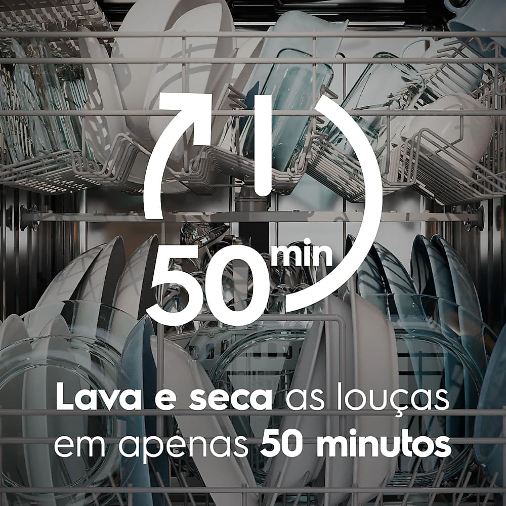 Lava-Louça Electrolux Preta com 8 Serviços, 8 Programas de Lavagem - LP08E 110