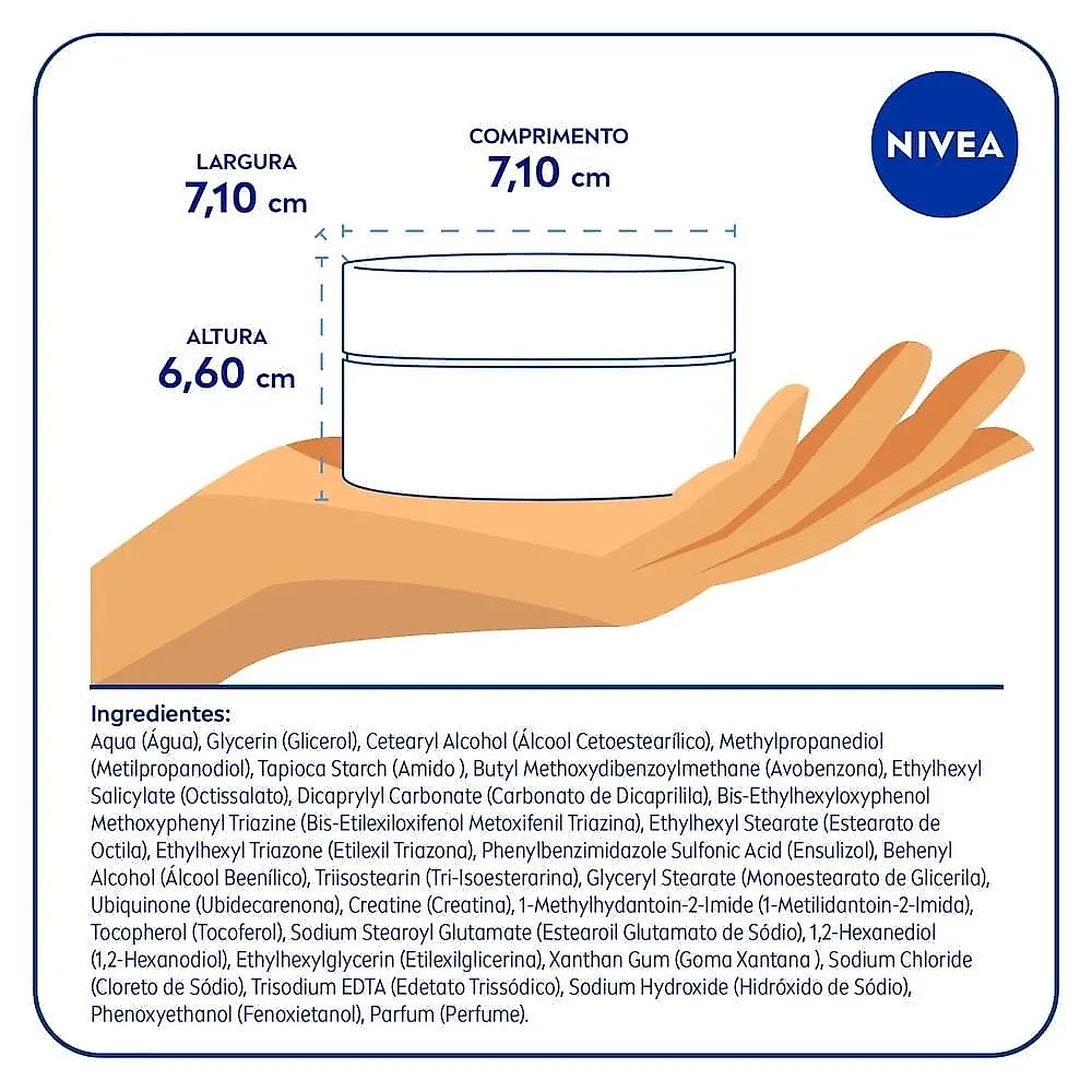 Nivea Creme Facial Antissinais Q10 Power Dia FPS 30 50g