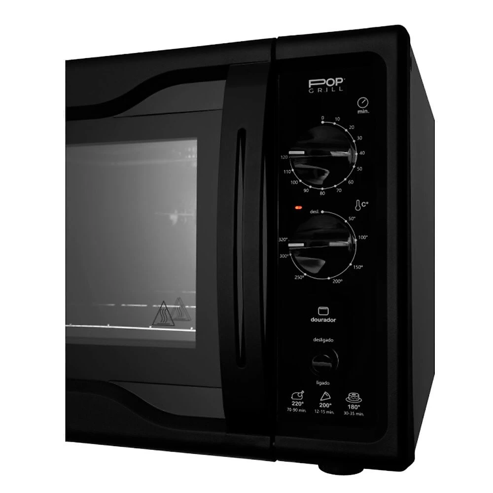 Forno Elétrico Fischer 44 L Grill Bancada G II Preto - 110V
