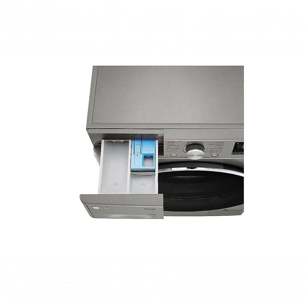 Lava e Seca Smart LG VC2 14kg Inox Look Com Inteligência Artificial AI DD CV9014PC2 110V