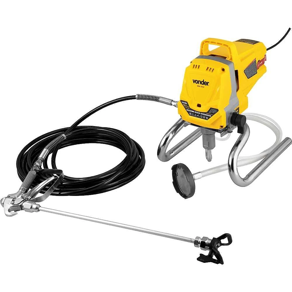 Máquina de pintura airless 127v 1010w 3000 lbf/pol² 1.5 l/min vonder mpa1010