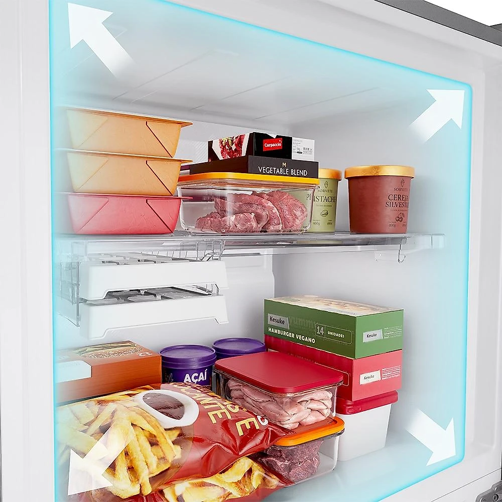 Geladeira Brastemp Frost Free Inverter B=Smart BRM62AK, 512 Litros, Inox - Bivolt