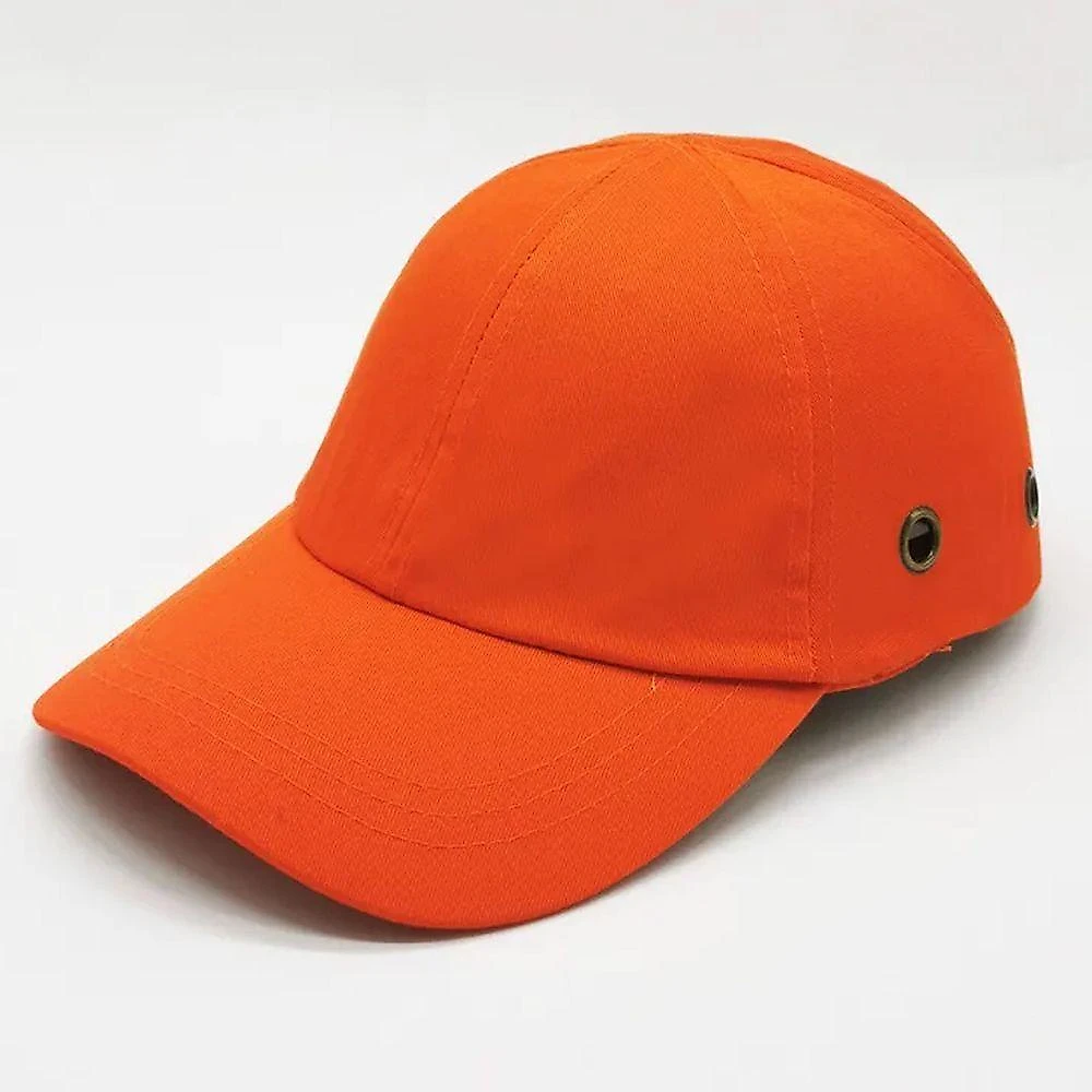 Bone Com Capacete Epi Obra Segurança Do Trabalho Casquete Trabalho Reparo Resistente Proteçao Cor Laranja