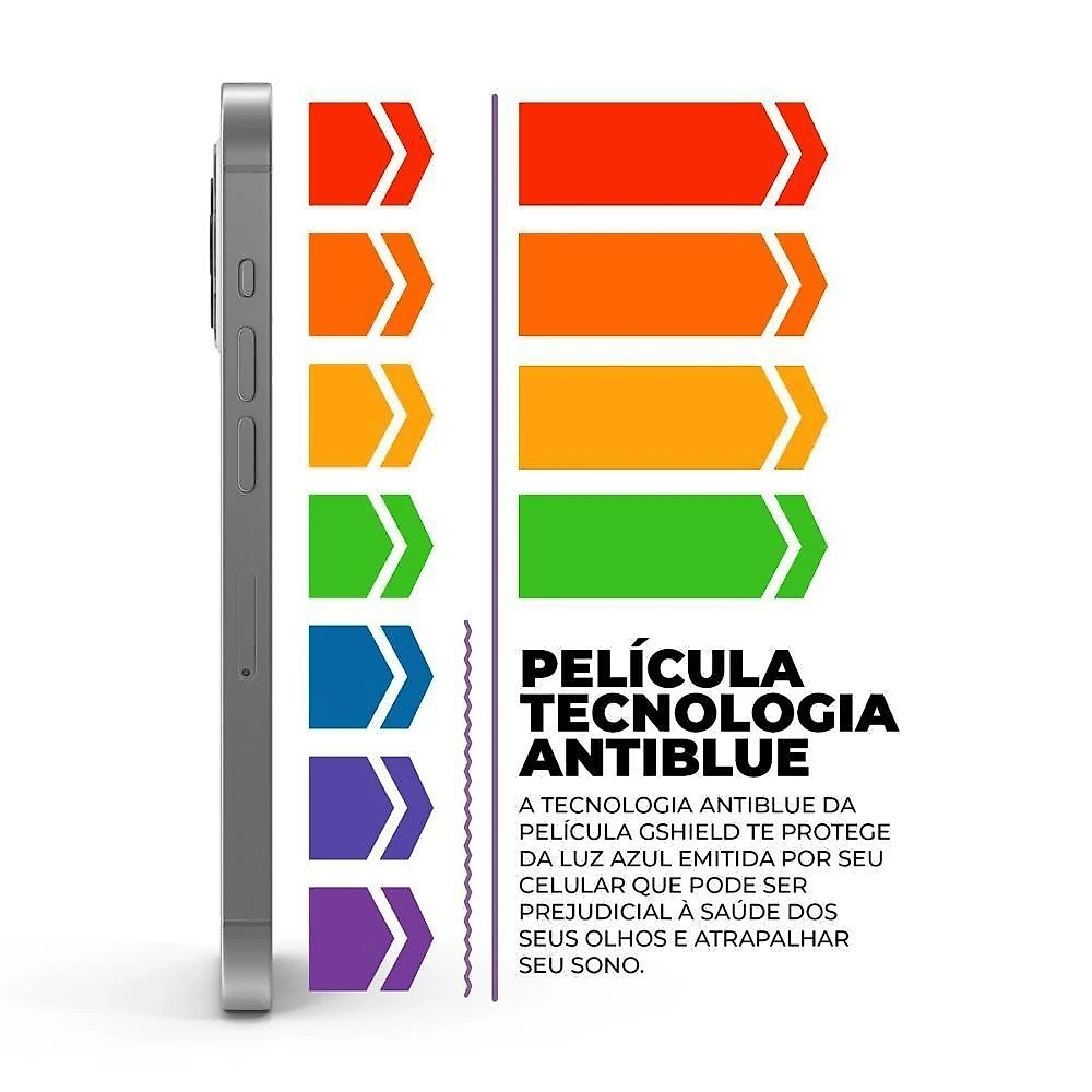 Película para Celular Gshield Infinix Note 12 Pro com Tecnologia Antiblue Transparente 1