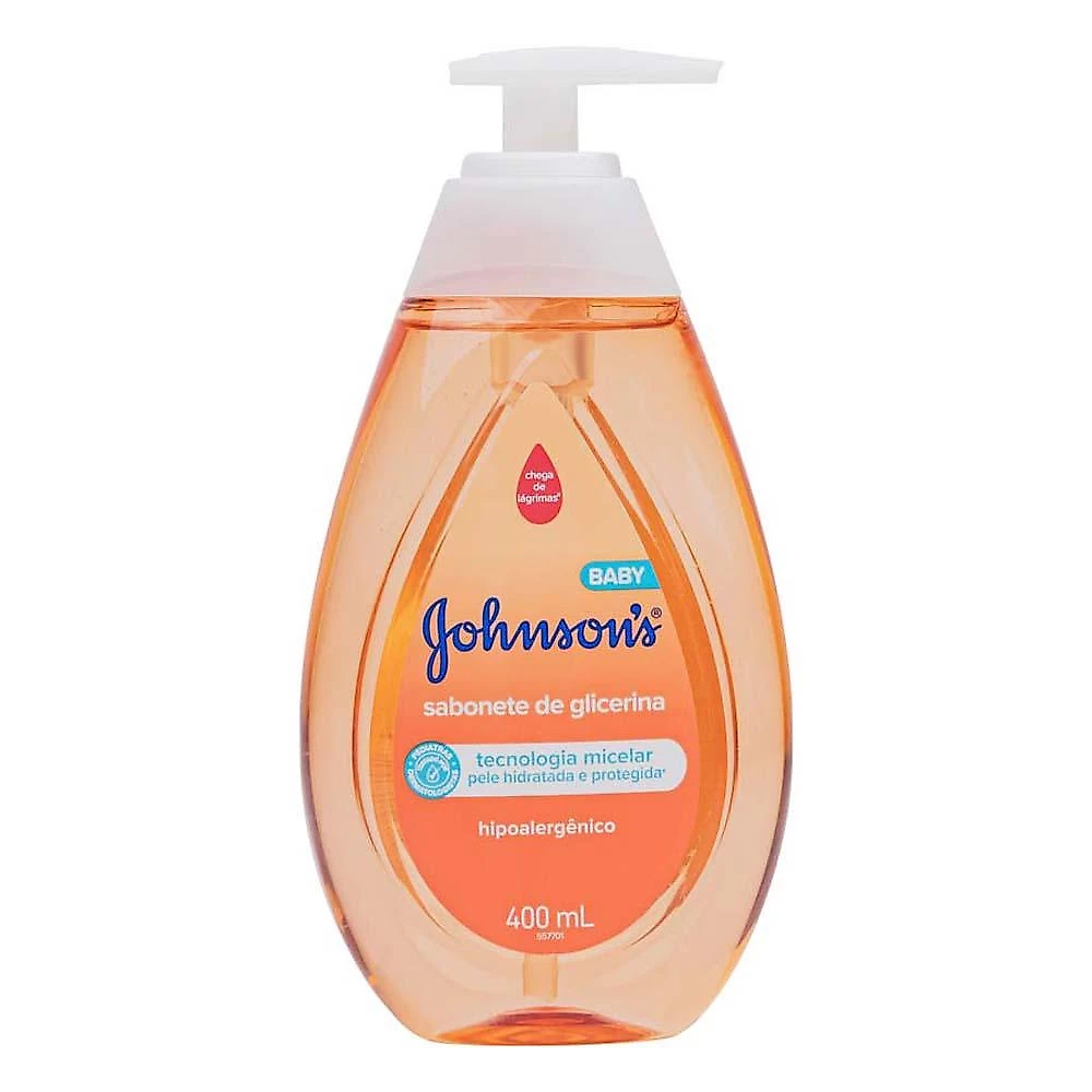 Sabonete líquido de glicerina da cabeça aos pés johnson's baby 750ml