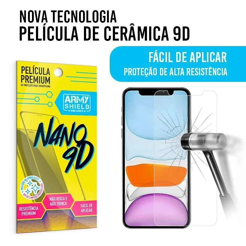 Miniatura Película Nano Cerâmica 9D - Proteção Avançada para Celular