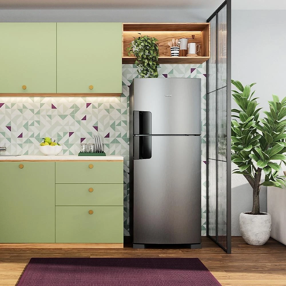 Geladeira Consul Frost Free CRM50MK, 412 Litros, Cor Inox - 220V 220 Volts