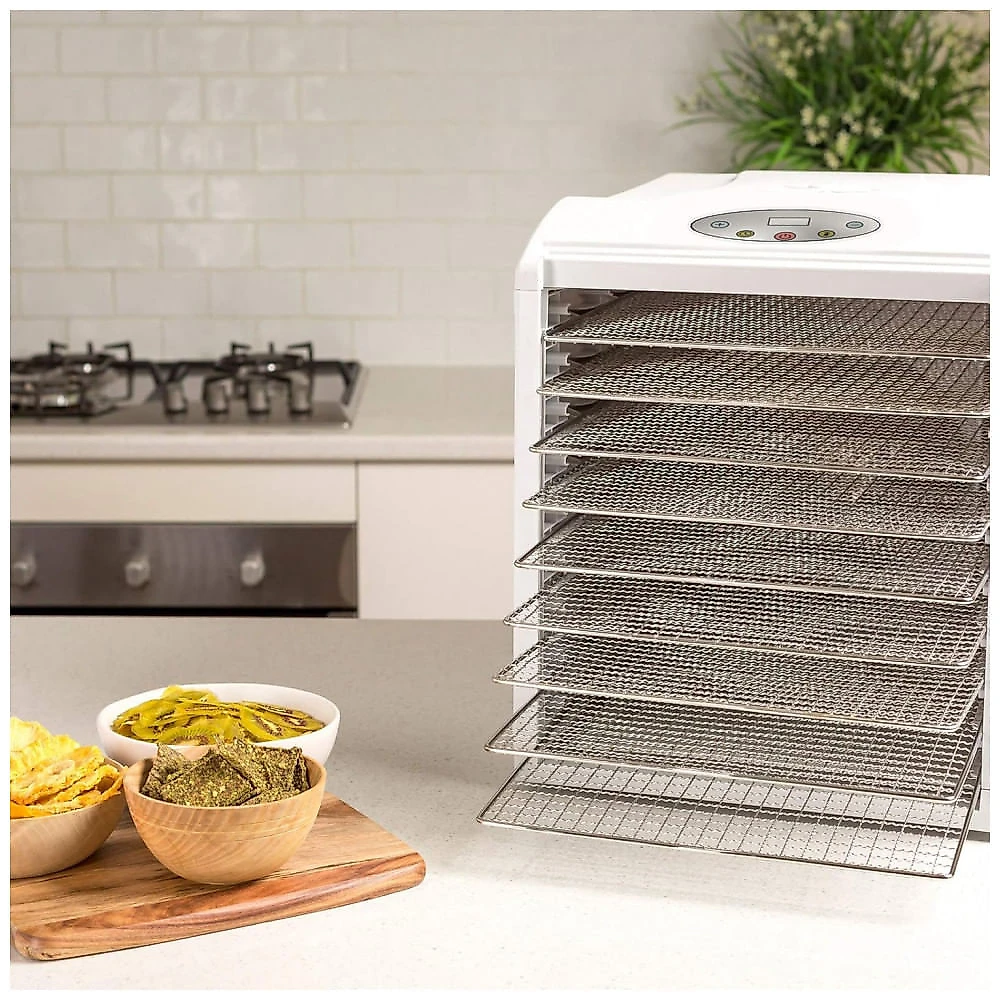 Desidratador de Alimentos BioChef Arizona Sol Preto 9 Bandejas Inox Timer Digital 240V