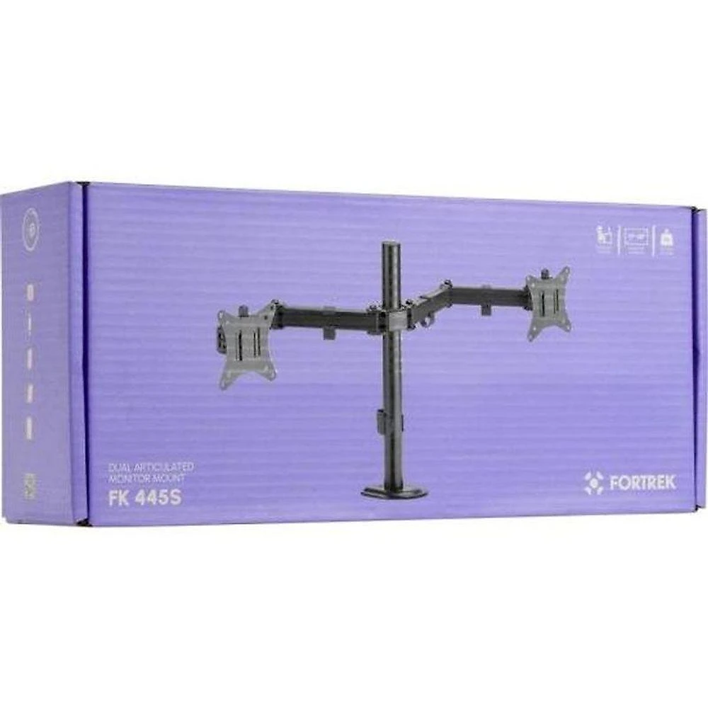 Suporte Articulado Para Dois Monitores Fortrek Fk 445s 17-32