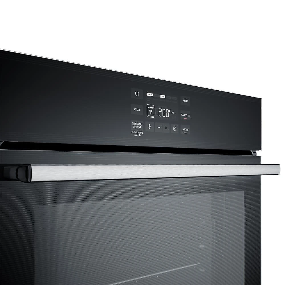Forno de embutir elétrico electrolux oe8ea 80l experience air fryer, perfectcook360 e painel touch