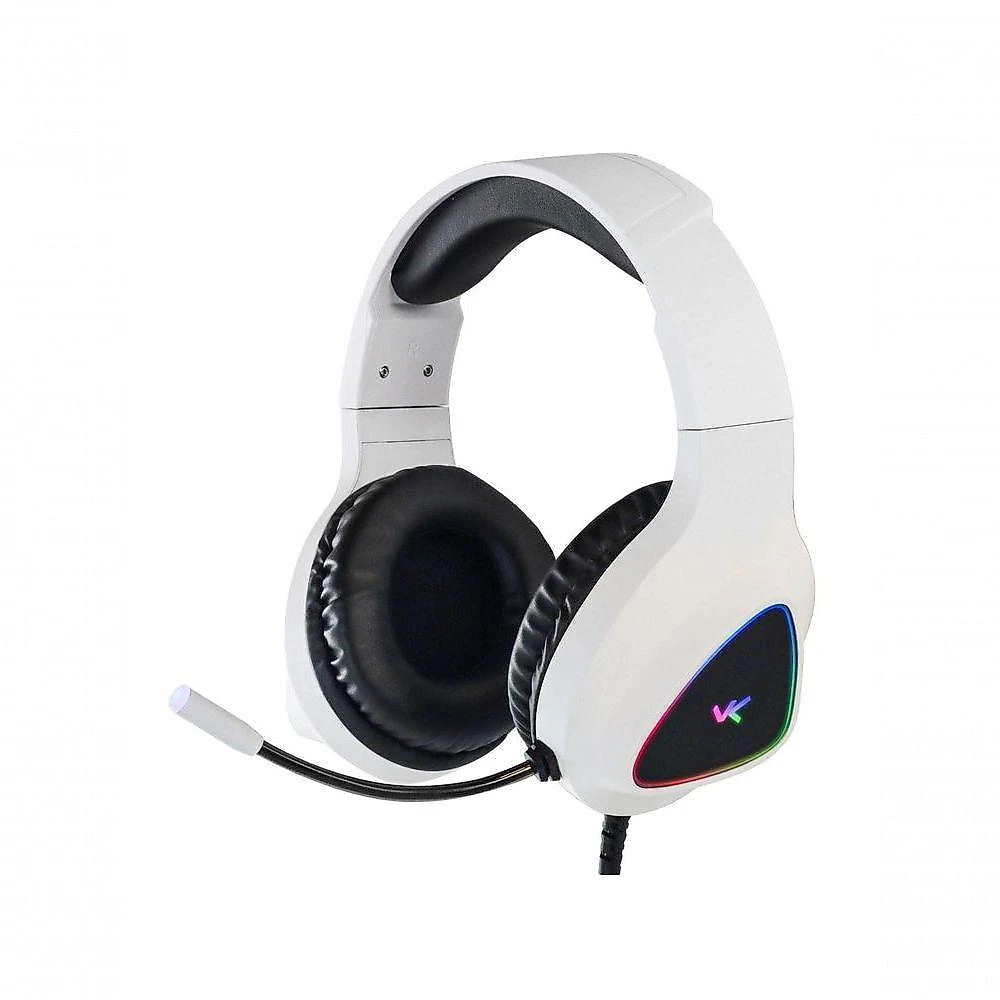 Fone De Ouvido Headset Gamer Chroma Usb 7.1 Rgb Branco - Gh802