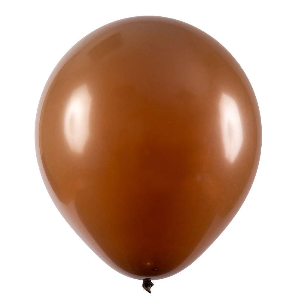 Balão De Látex Marrom - 9 Polegadas - 50 Unidades