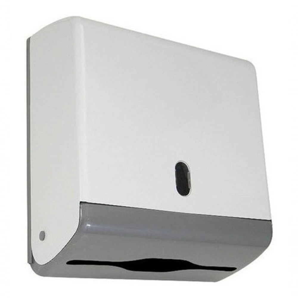 Toalheiro para Papel Interfolha Junior N15 ABS para 2 Ou 3 Dobras com Visor Transparente