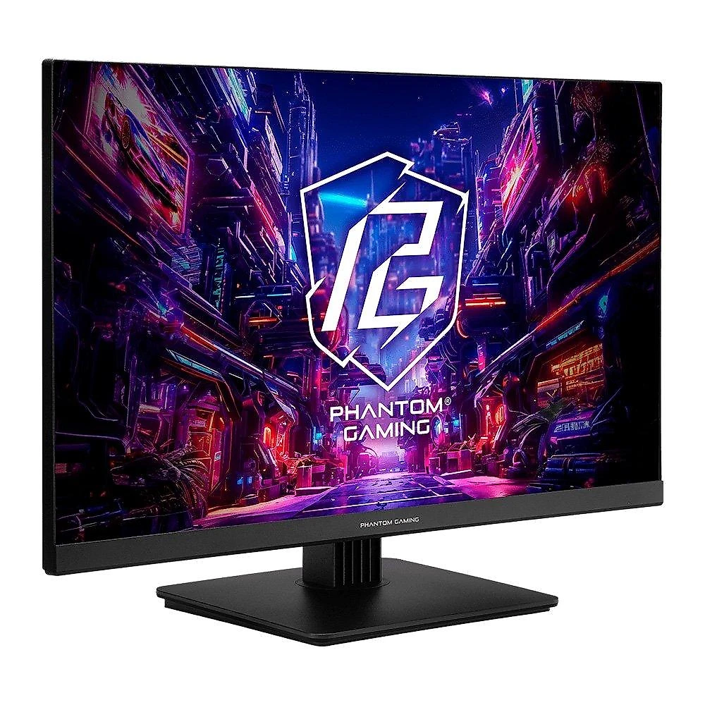 Monitor Gamer ASRock Phantom 27", FHD, 180Hz, 1ms, IPS, FreeSync Premium, HDR 400, DisplayPort e HDMI, Preto - PG27FFT1B