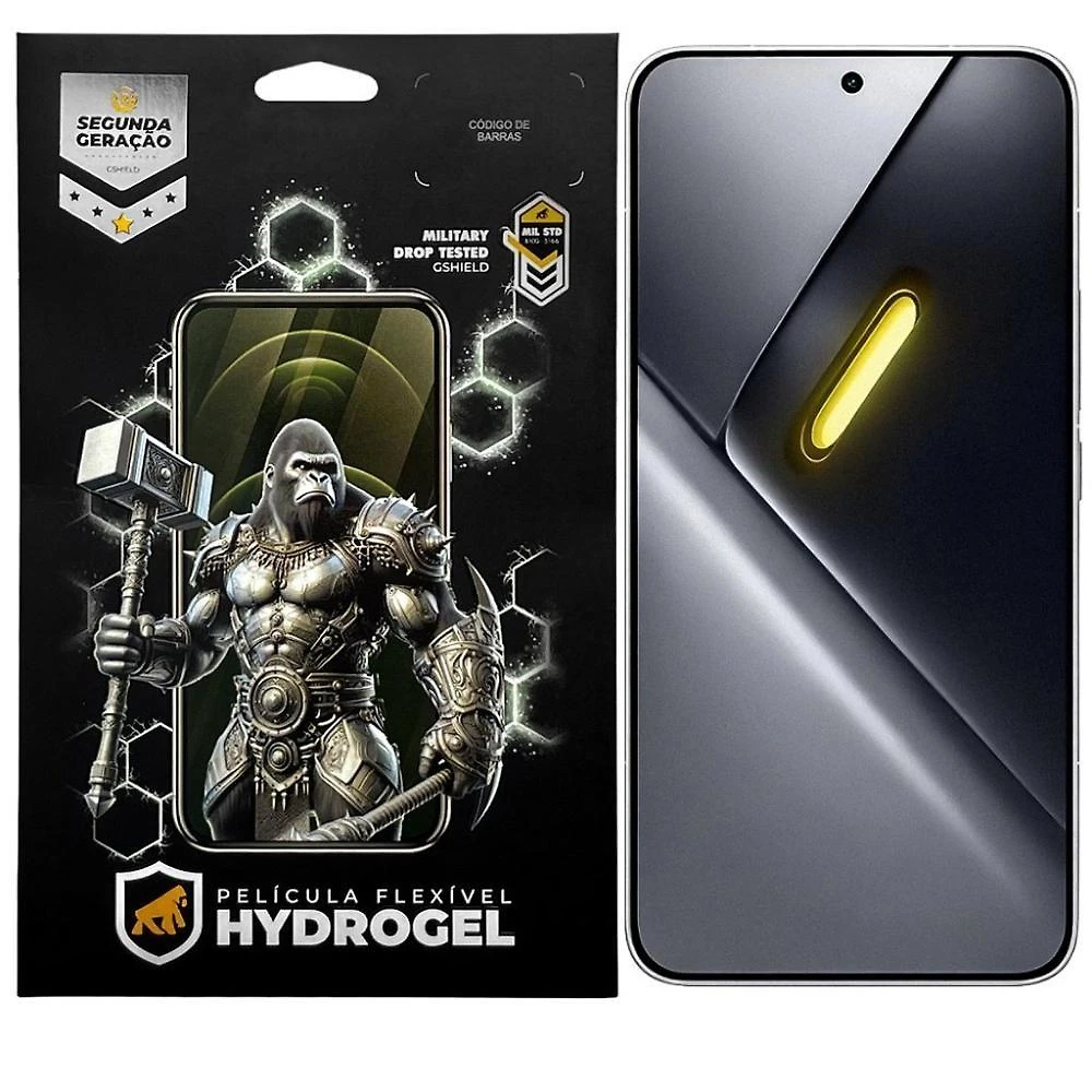 Película de Proteção Gshield Poco X8 Pro Max com Hydrogel Hd Hidro Nano Pet e Tpu Soft Gel