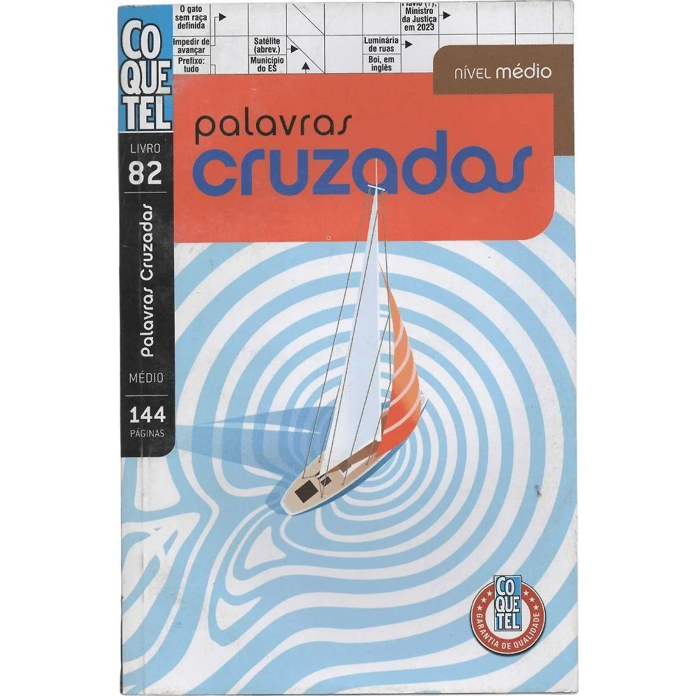Livro Palavras Cruzadas Passatempo No 82 Coquetel Brochura 82 2025 144 PÁGINAS