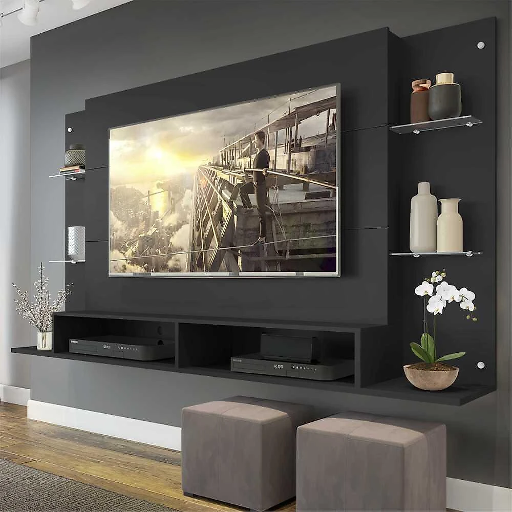 Miniatura Painel para TV até 60" Multimóveis Nairóbi FG2739 Preto