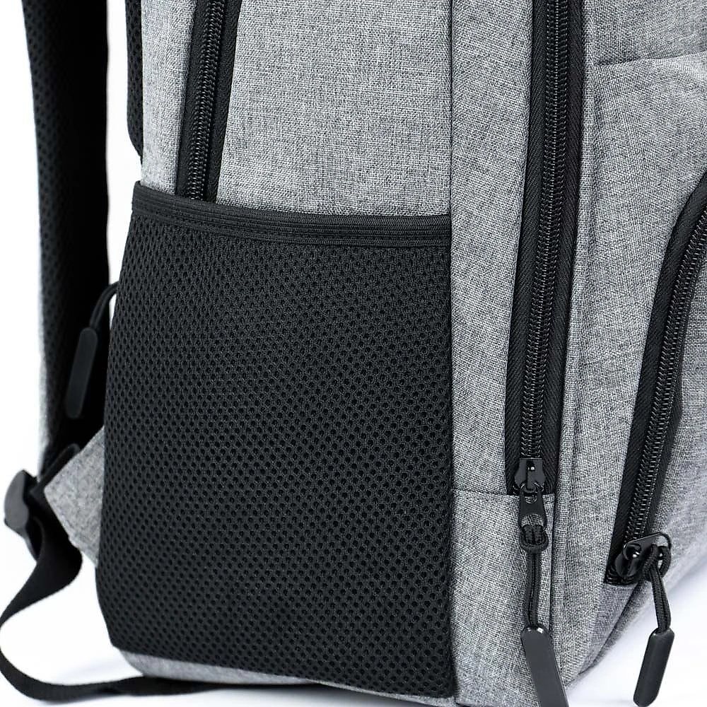 Mochila Masculina para Notebook México Cinza Cinza