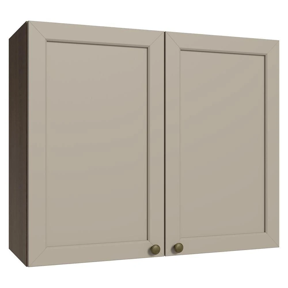 Armário Aéreo 80 Cm 2 Portas Rustic-crema Vik Madesa Rustic-crema