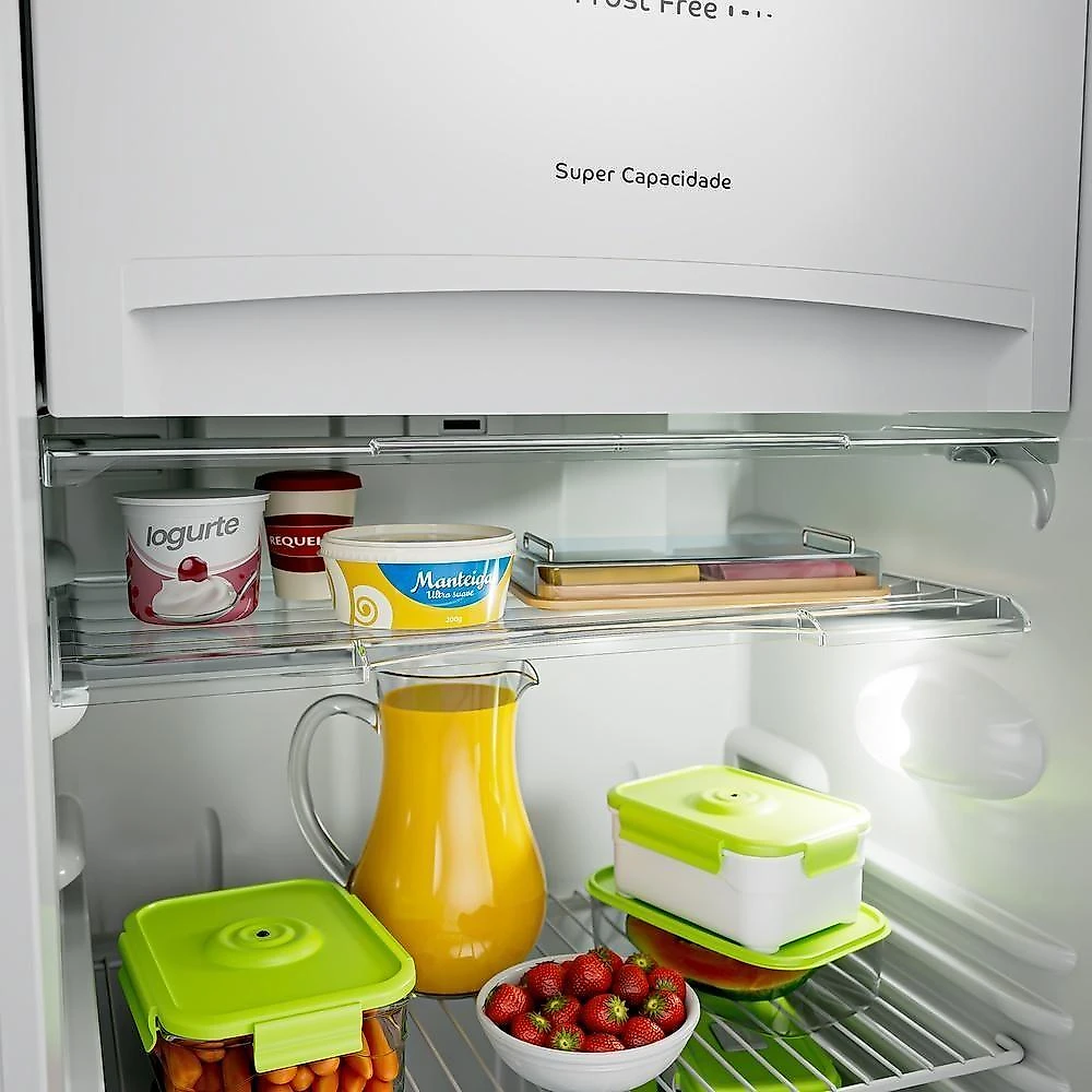 Geladeira Consul 297 Litros Frost Free Com Painel Externo Branca CRB36MB 110V
